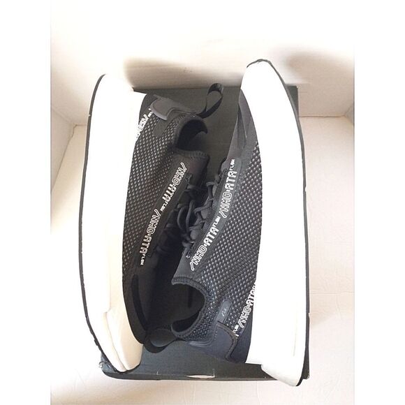 New! ADIDAS Men's NMD R1 Spectoo Sneakers Athletic Shoes Black Size 13 H67408 - Picture 9 of 10